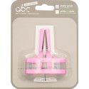 Guía para arco violín ABC corrector 1/4-1/16 rosa