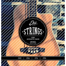 JUEGO BAJO ACÚSTICO BRONZE 80/20 MEDIUM 40-96