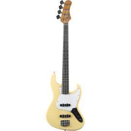 Bajo eléctrico Eko Starter JB300 tipo Jazz - Crema