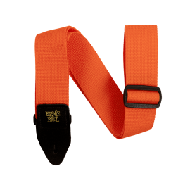 CORREA GUIT/ BAJO POLYPRO - NARANJA & NEGRO
