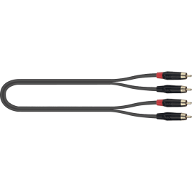 CABLE AUDIO PVC RCA(x2)-RCA(x2) - 3 m
