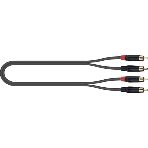 CABLE AUDIO PVC RCA(x2)-RCA(x2) - 3 m