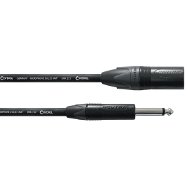 Cable de audio jack mono/XLR macho 2,5 m