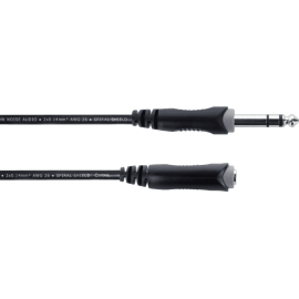 Cable de audio estéreo jack macho/hembra 5 m