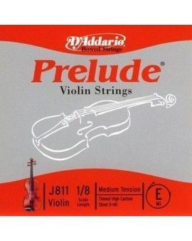 Cuerda Violín D'Addario Prelude Mi 4/4 J811