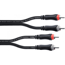 Cable de audio dual Rca/Rca 1 m