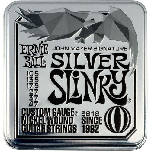 JUEGO ELÉCTRICA SLINKY SILVER JOHN MAYER SIGNATURE 10,5-47 - PACK 3