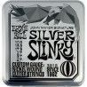 JUEGO ELÉCTRICA SLINKY SILVER JOHN MAYER SIGNATURE 10,5-47 - PACK 3