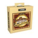 JUEGO ACÚSTICA EARTHWOOD 80/20 BRONZE MEDIUM LIGHT 12-54 TRIPACK (3)