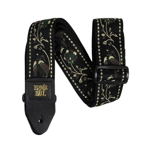 CORREA EB GUIT/ BAJO JACQUARD - BLACK PLEASANT PHEASANT
