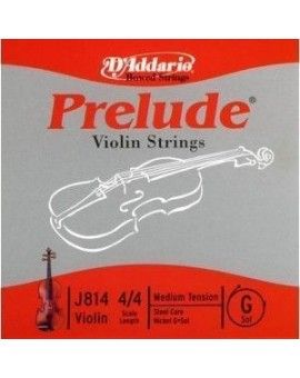 Cuerda Violín D'Addario Prelude Sol 4/4 J814