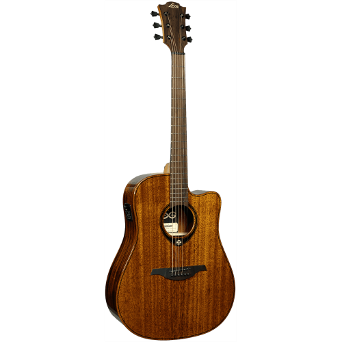 GUITARRA ACÚSTICA LÂG DREADNOUGHT CUTAWAY A/E TRAMONTANE 98 - CAOBA