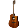 GUITARRA ACÚSTICA LÂG DREADNOUGHT CUTAWAY A/E TRAMONTANE 98 - CAOBA