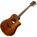 GUITARRA ACÚSTICA LÂG DREADNOUGHT CUTAWAY A/E TRAMONTANE 98 - CAOBA