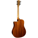 GUITARRA ACÚSTICA LÂG DREADNOUGHT CUTAWAY A/E TRAMONTANE 98 - CAOBA