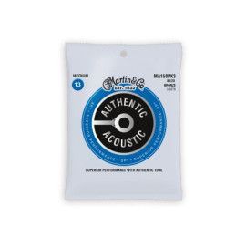 JUEGO ACÚSTICA AUTHENTIC SP BRONZE 80/20 MEDIUM 13-56 (PACK 3)