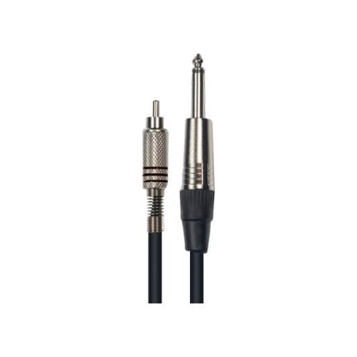 Cable de 3 metros de largo. De RCA macho a 1/4? mono macho