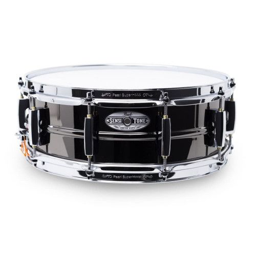 CAJA 14 X 5" SENSITONE BRASS (1 mm) - Black Chrome