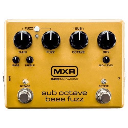 PEDAL MXR® FX BAJO - SUB OCATAVE FUZZSub Octave Bass Fuzz