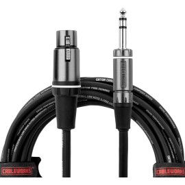 Cable micrófono XLR hembra/jack - 1,5 m