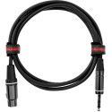 Cable micrófono XLR hembra/jack - 1,5 m