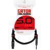 Cable micrófono XLR hembra/jack - 1,5 m