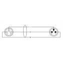 Cable de micrófono XLR de 20 m