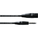 Cable de audio jack estéreo/XLR macho 6 m