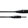 Cable de audio jack estéreo/XLR macho 6 m