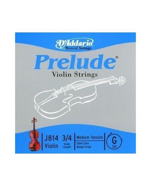 Cuerda Violín D'Addario Prelude Sol 3/4