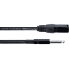Cable de audio macho XLR / jack estéreo - 50 cm
