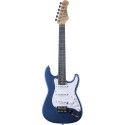 Guitarra eléctrica Eko Starter ST100 formato 3/4 tipo Strat - Azul Metálico