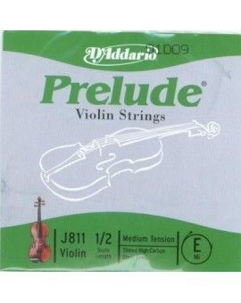 Cuerda Violín D'Addario Prelude Mi 1/2