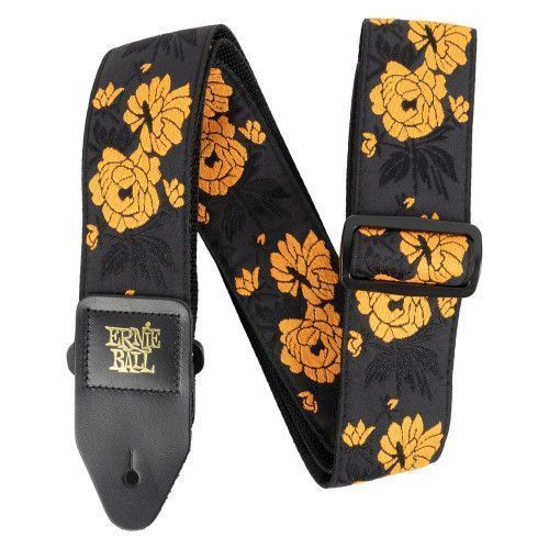 CORREA EB GUIT/ BAJO JACQUARD - TANGERINE ROSE