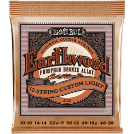 JUEGO ACÚSTICA EARTHWOOD 92/8 PHOSPHOR BZ. (12 St.) LIGHT 10-48