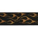 CORREA GUIT/ BAJO JACGUARD - POLY  2" - AMARILLO FLAMEADO