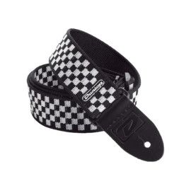 GUIT/ BAJO CLASSIC - BLANCA / NEGRA ( CUADROS)