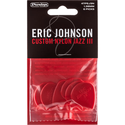 PACK 6 PÚAS SIGNATURE ERIC JOHNSON NYLON JAZZ III