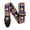 CORREA GUIT/ BAJO JACQUARD - NAVY & BLUE PEACE LOVE DOVE