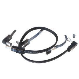 CABLE ALIMENTACIÓN SA FLAT Negro - 18 cm