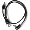 CABLE ALIMENTACIÓN SSA FLAT CONEXIÓN EN PARALELO Negro - 48 cm