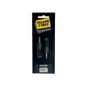 Adaptador de jack macho mono de 3.5 mm a jack hembra mono de 6.5 mm