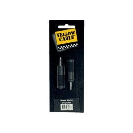 Adaptador de jack macho mono de 3.5 mm a jack hembra mono de 6.5 mm
