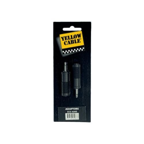 Adaptador de jack macho mono de 3.5 mm a jack hembra mono de 6.5 mm