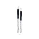 Cable de instrumento de 6 metros de largo. 2 jacks rectos. Color negro y gris