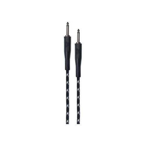 Cable de instrumento de 6 metros de largo. 2 jacks rectos. Color negro y gris