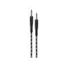 Cable de instrumento de 6 metros de largo. 2 jacks rectos. Color negro y gris