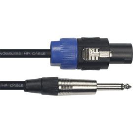 Cable de 9 metros de largo. Conectores Speakon Mono de 1/4?