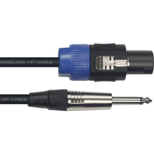 Cable de 9 metros de largo. Conectores Speakon Mono de 1/4?