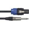 Cable de 9 metros de largo. Conectores Speakon Mono de 1/4?